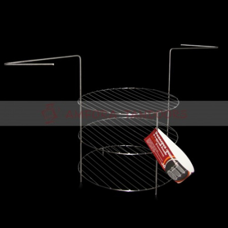 Решетка-гриль 3-х ярусная большая для тандыра (Скиф; Атаман; Аладдин/мини; Восточный; Дастархан) АМФОРА